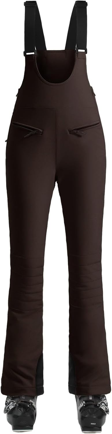 Women’s Slim Fit Insulated Ski Bib Snow Pants Waterproof Warm