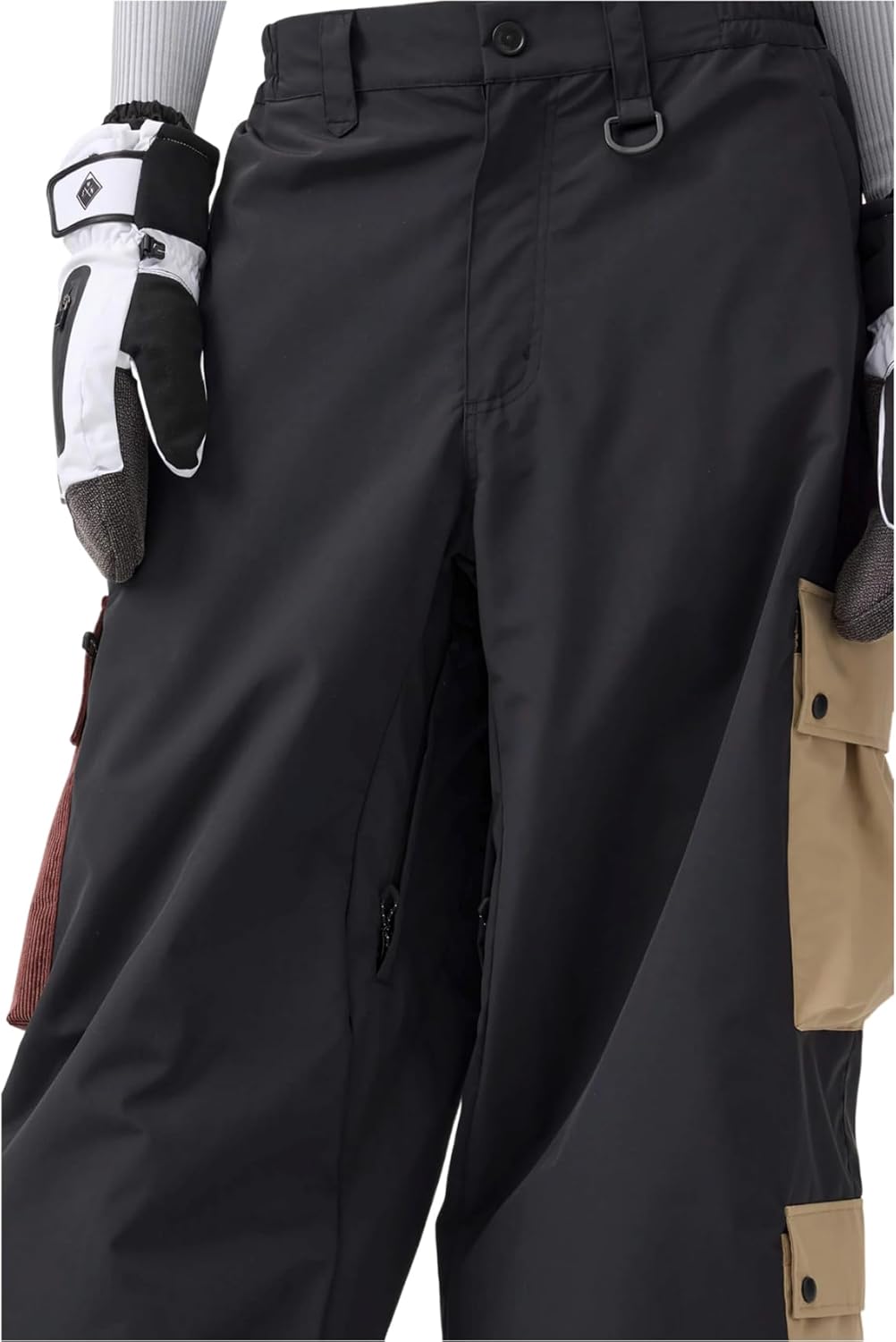 Men Women Ski Pants Baggy Cargo Snowboard Pants