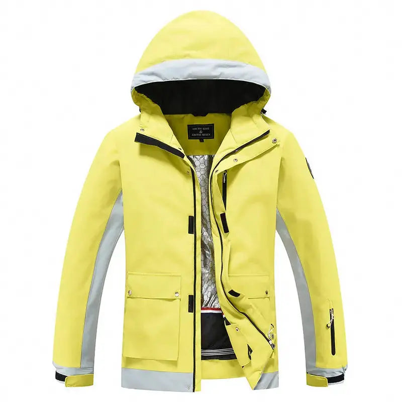Loose Fit Ski and Snowboard Jacket and Pants Set Sportswear