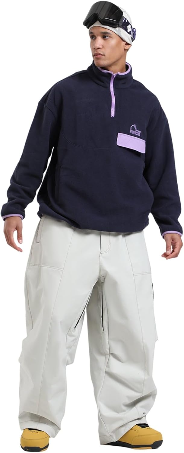 Womens Mens Snowboard Pants Super Baggy Ski Snow Pants