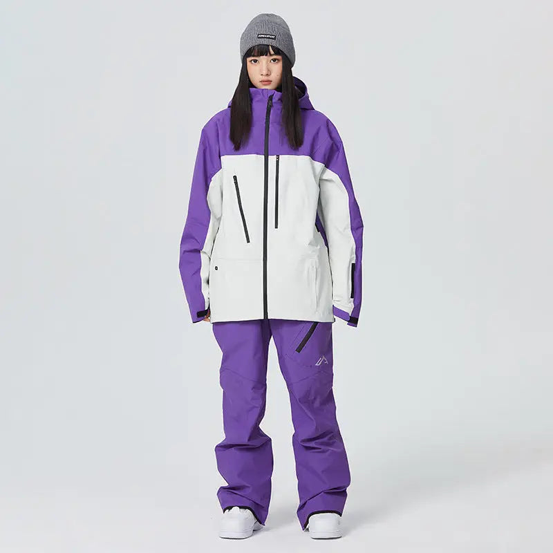 Shell Ski Suits Unisex Winter Snowsuits Set