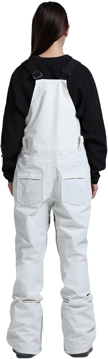 Womens Ski Bibs Snowboard Pants Snow Overalls Waterproof Windproof Winter Outdoor Sports