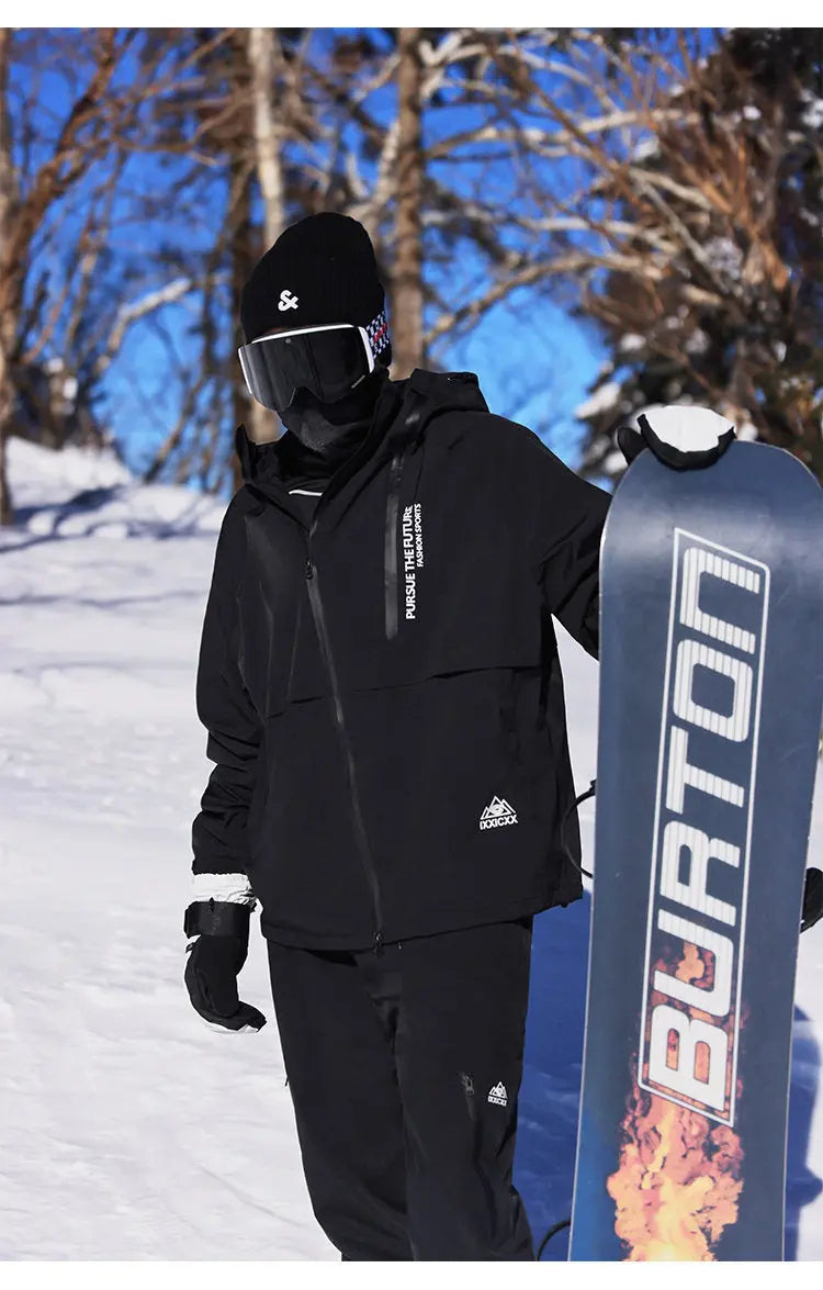 Plus Size Adult Snowboard Ski Jacket Pants Set