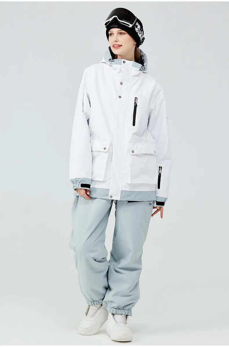 Women’s Outdoor Snowboarding Jacket and Pants Winter Suit