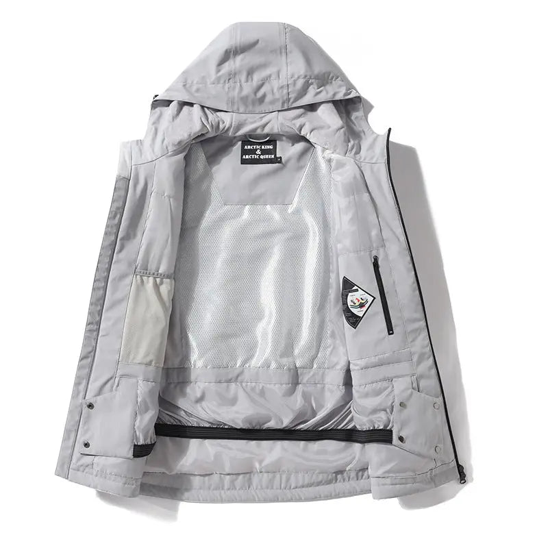 Women’s Ski Outfit Set with Cute Snowboard Jacket and Bib Pants