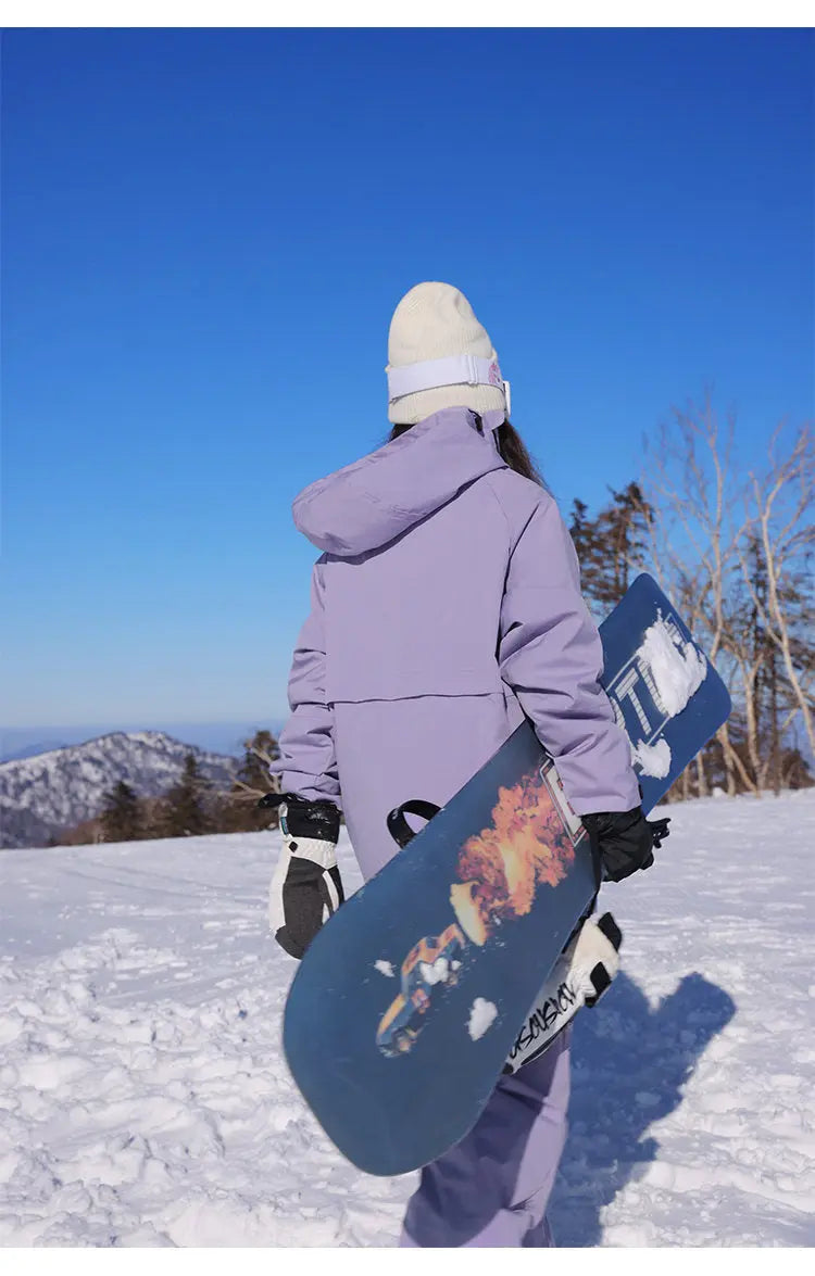 Plus Size Adult Snowboard Ski Jacket Pants Set
