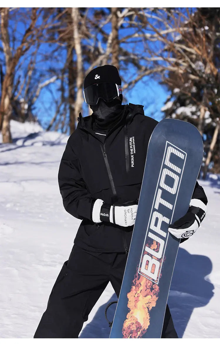 Plus Size Adult Snowboard Ski Jacket Pants Set