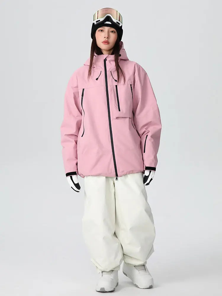 Combinaison de ski freestyle unisexe baggy une pièce