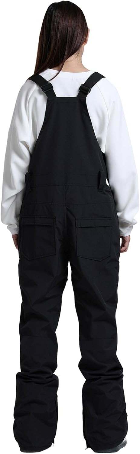 Womens Ski Bibs Snowboard Pants Snow Overalls Waterproof Windproof Winter Outdoor Sports