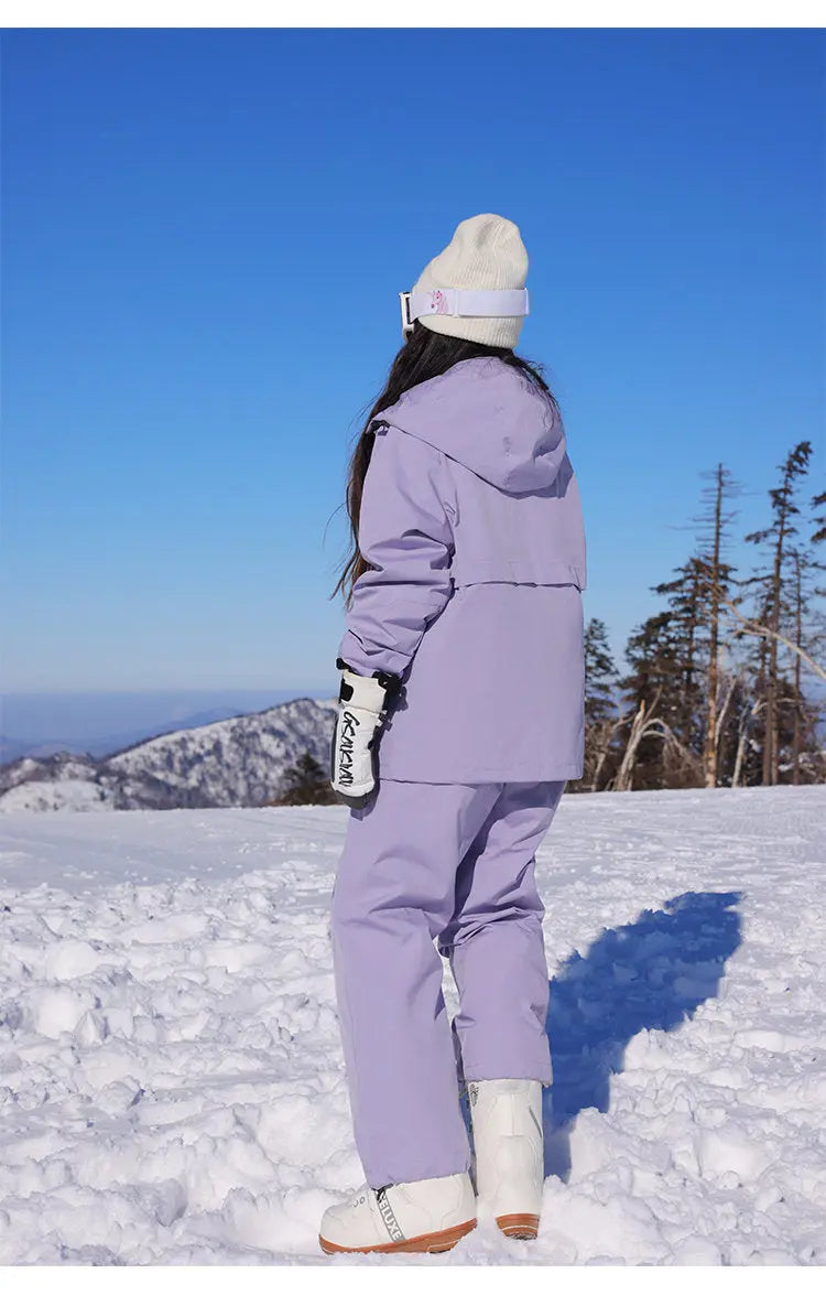 Plus Size Adult Snowboard Ski Jacket Pants Set