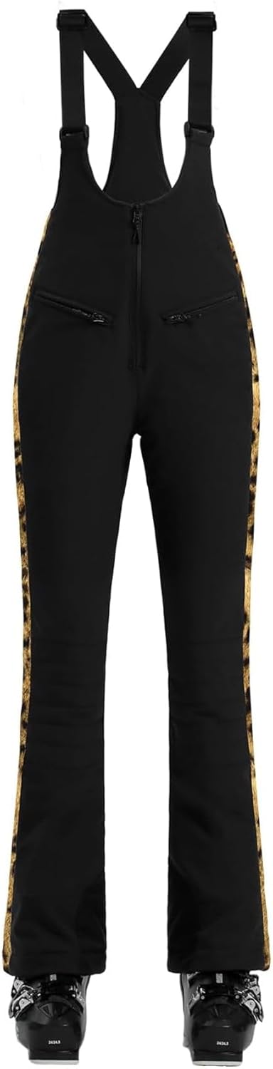 Pantalon de ski slim isolé femme coupe-vent imperméable