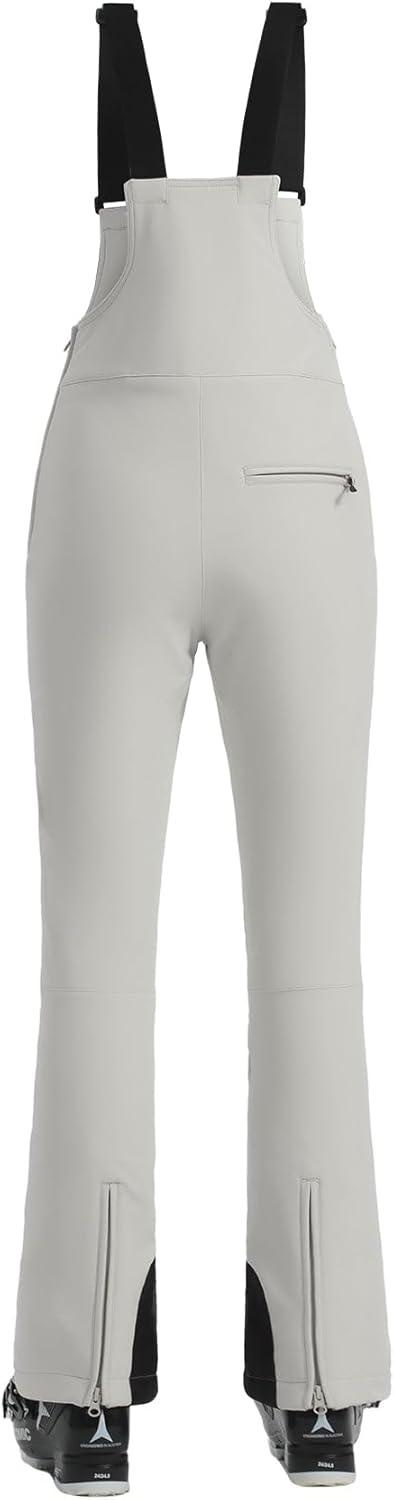 Women’s Slim Fit Insulated Ski Bib Snow Pants Waterproof Warm