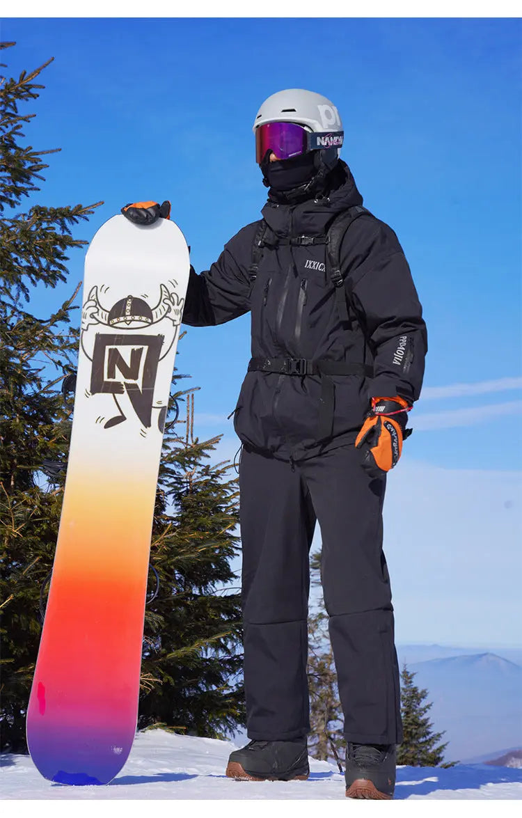 Ensemble veste et pantalon de ski chaud hiver adulte