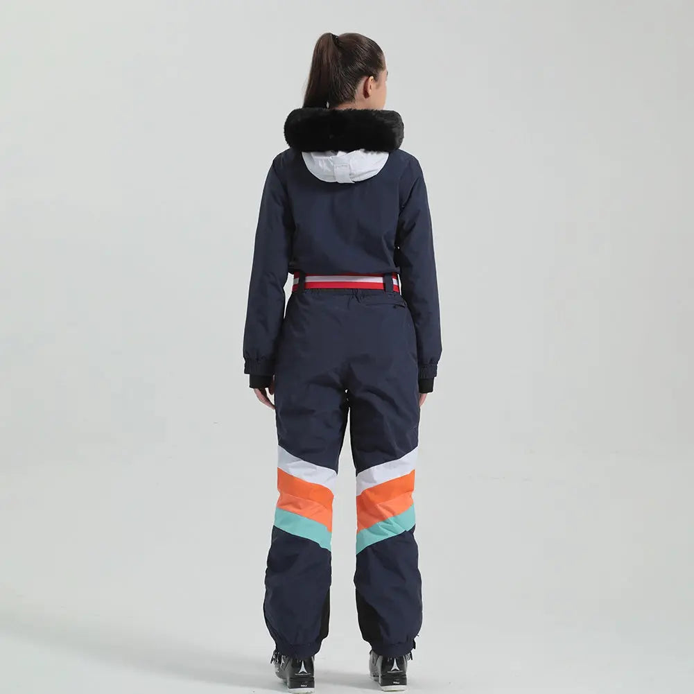 Women's Luxury One Piece Ski Suit Jumpsuits