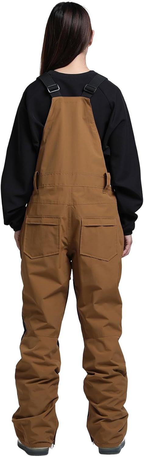 Womens Ski Bibs Snowboard Pants Snow Overalls Waterproof Windproof Winter Outdoor Sports