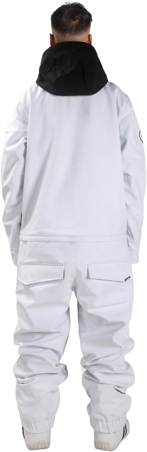 Ski Suits Women Men One Piece Snow Suits Waterproof Windproof Men Snowsuit Insulated Ski Jumpsuit