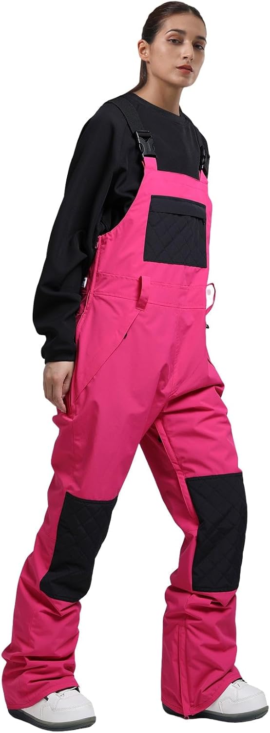 Pantalon de ski femme bretelles snowboard imperméable