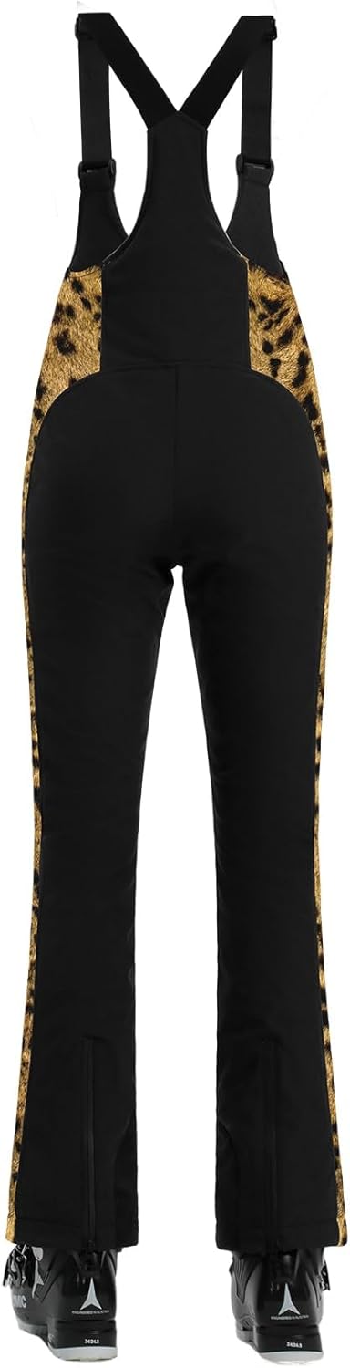 Women’s Slim Fit Insulated Ski Bib Snow Pants Waterproof Warm