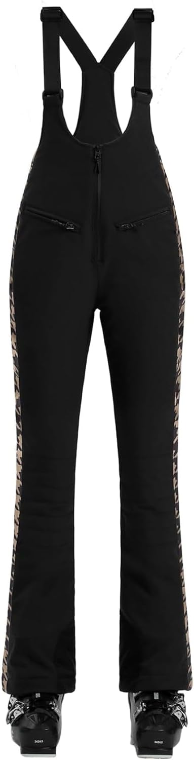 Women’s Slim Fit Insulated Ski Bib Snow Pants Waterproof Warm