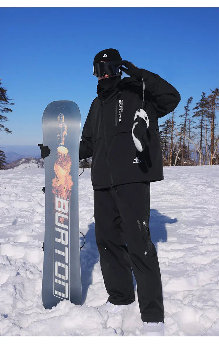 Plus Size Adult Snowboard Ski Jacket Pants Set