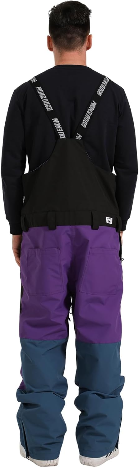 Womens Ski Bibs Snowboard Pants Snow Overalls Waterproof Windproof Winter Outdoor Sports