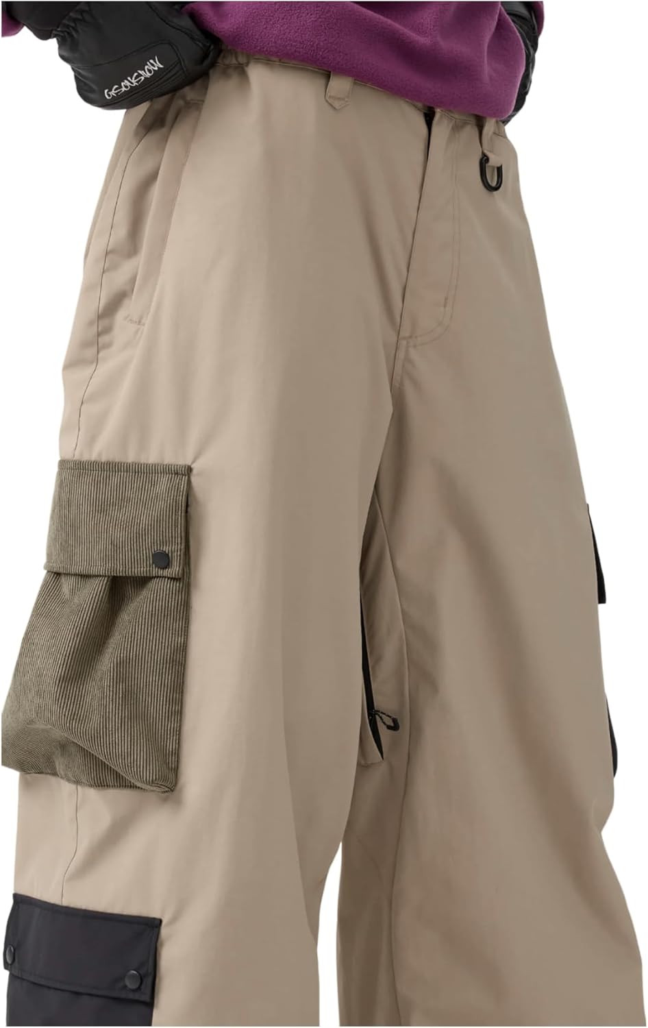 Men Women Ski Pants Baggy Cargo Snowboard Pants