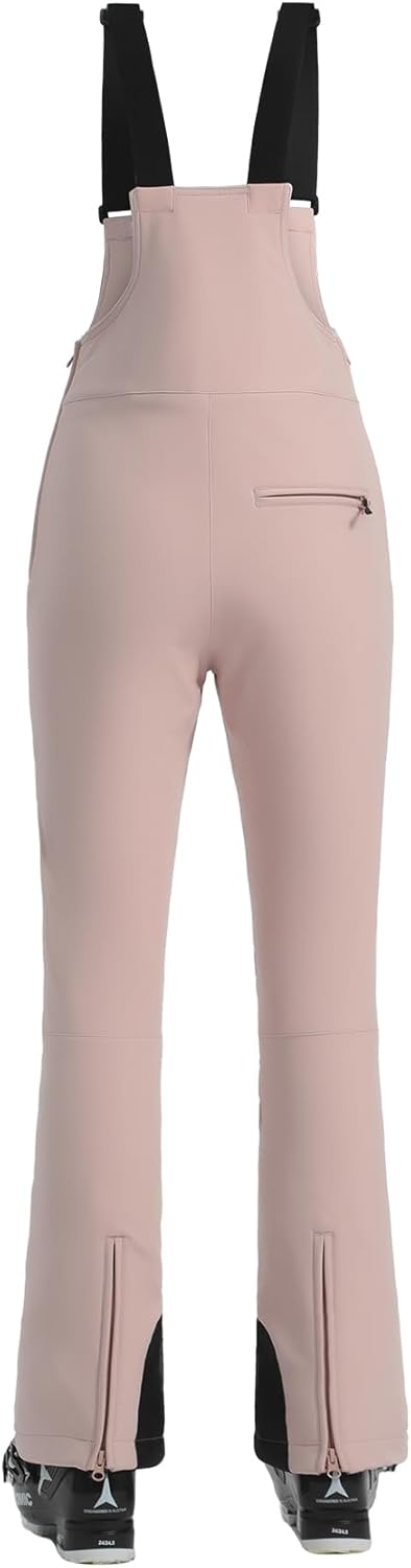 Women’s Slim Fit Insulated Ski Bib Snow Pants Waterproof Warm