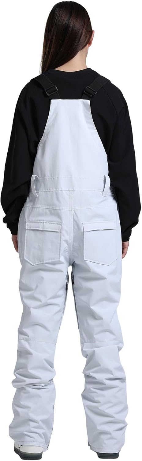 Womens Ski Bibs Snowboard Pants Snow Overalls Waterproof Windproof Winter Outdoor Sports
