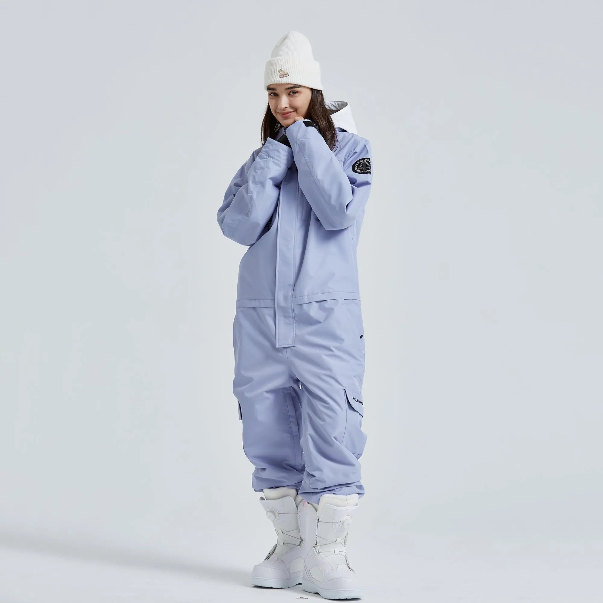 Adult One Piece Ski Suits Waterproof Winter Snowsuits