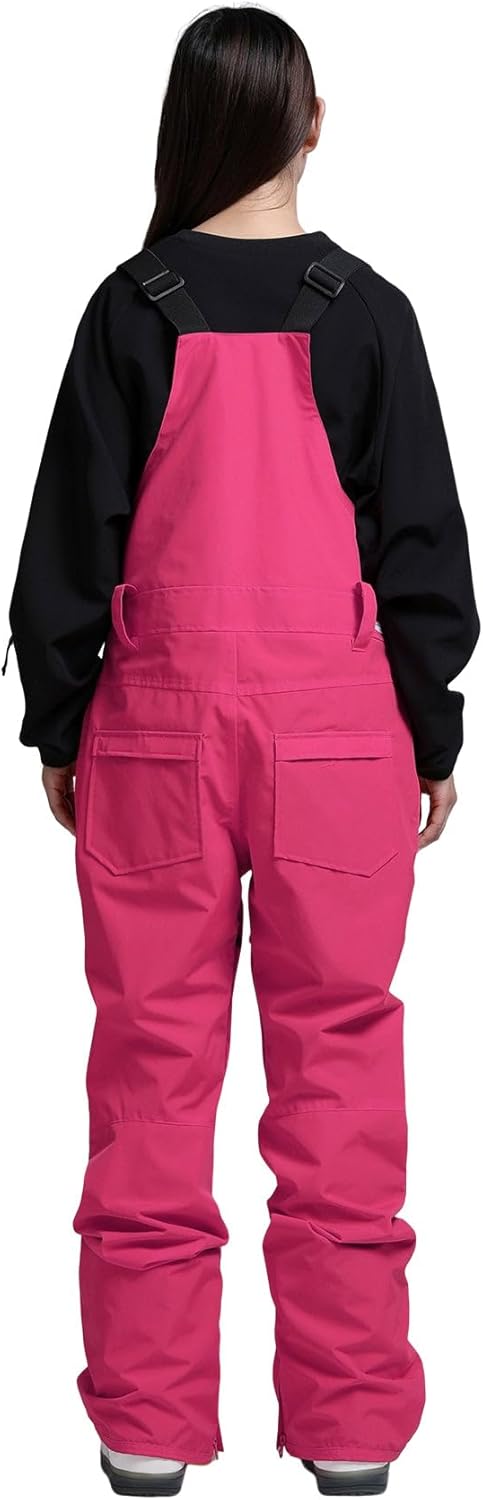 Womens Ski Bibs Snowboard Pants Snow Overalls Waterproof Windproof Winter Outdoor Sports
