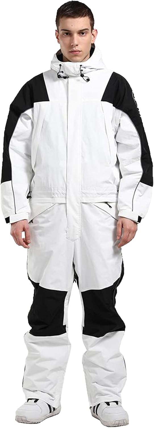Ski Suits Women Men One Piece Snow Suits Waterproof Windproof Men Snowsuit Insulated Ski Jumpsuit