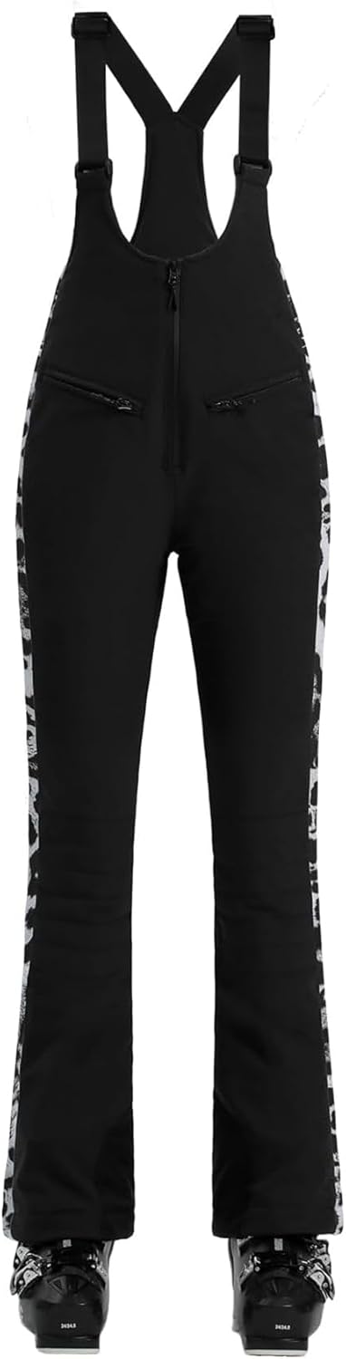 Women’s Slim Fit Insulated Ski Bib Snow Pants Waterproof Warm