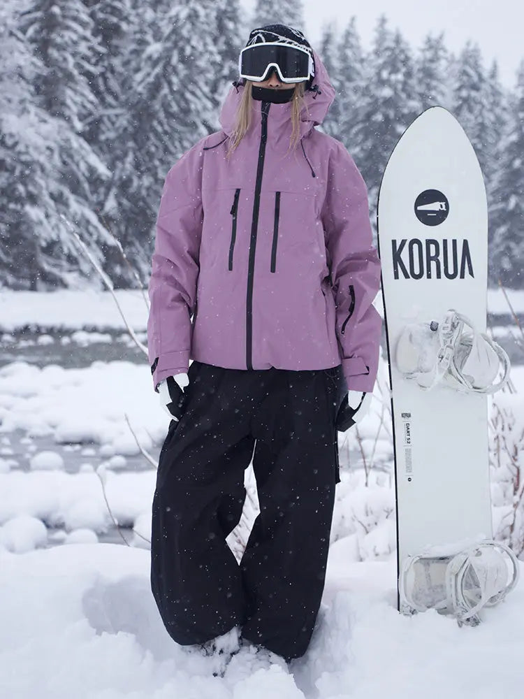 Combinaison de ski hiver adulte style baggy chaude