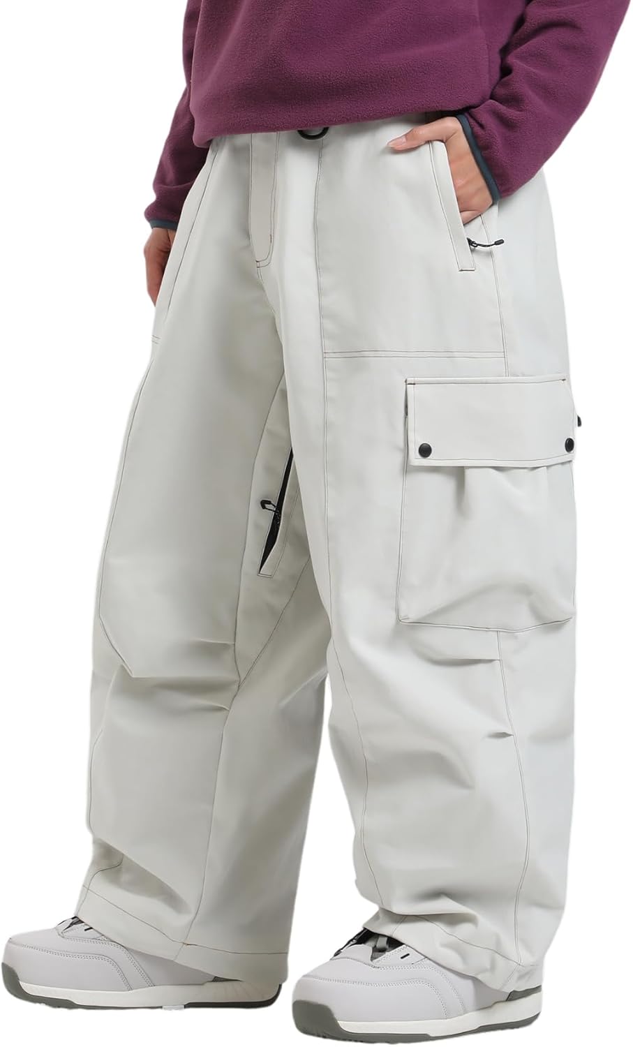 Womens Mens Snowboard Pants Super Baggy Ski Snow Pants