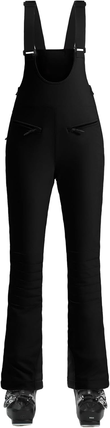 Women’s Slim Fit Insulated Ski Bib Snow Pants Waterproof Warm