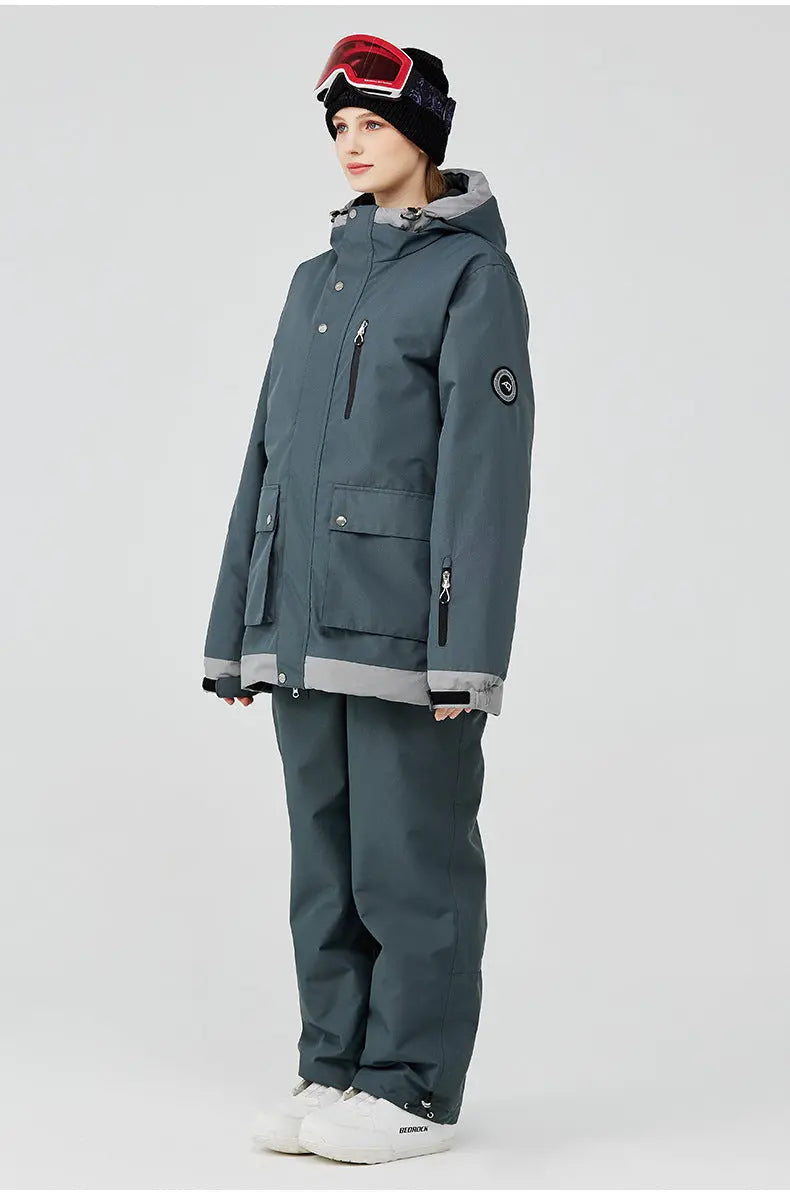 Women’s Outdoor Snowboarding Jacket and Pants Winter Suit