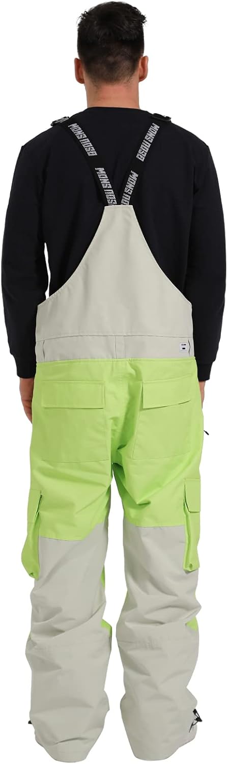 Women Men Ski Bibs Snowboard Pants Snow Bibs