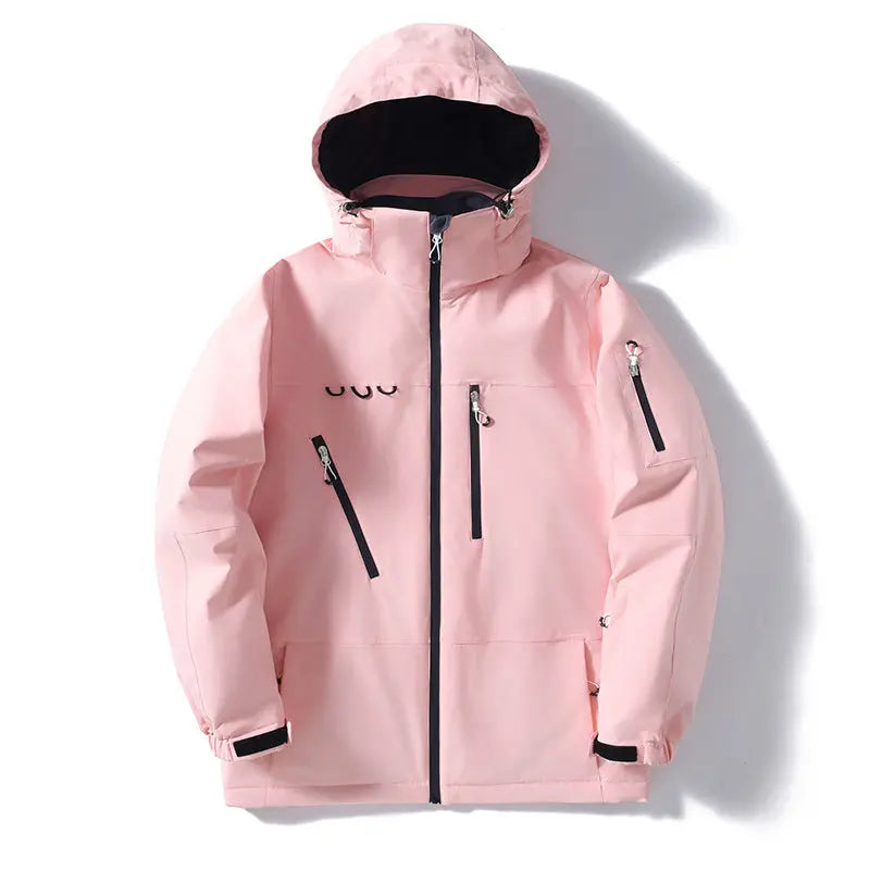 Insulated Snowboard Jacket and Bib Pants Set for Winter Sports