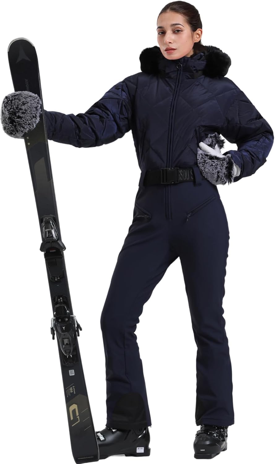 Combinaison de ski femme snowboard imperméable coupe-vent