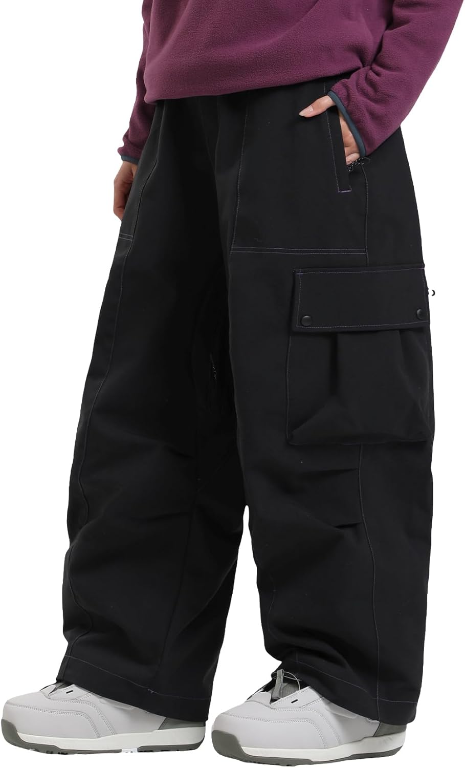 Womens Mens Snowboard Pants Super Baggy Ski Snow Pants