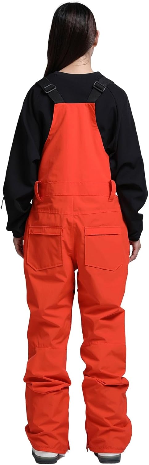 Womens Ski Bibs Snowboard Pants Snow Overalls Waterproof Windproof Winter Outdoor Sports