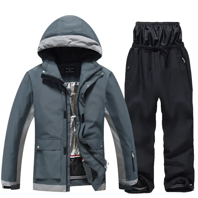 Ensemble hiver femme veste et pantalon de snowboard chaud