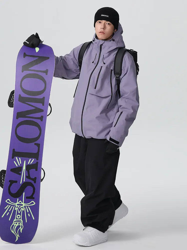 Unisex Baggy Freestyle Ski Suit One Piece Snowboard Outfit
