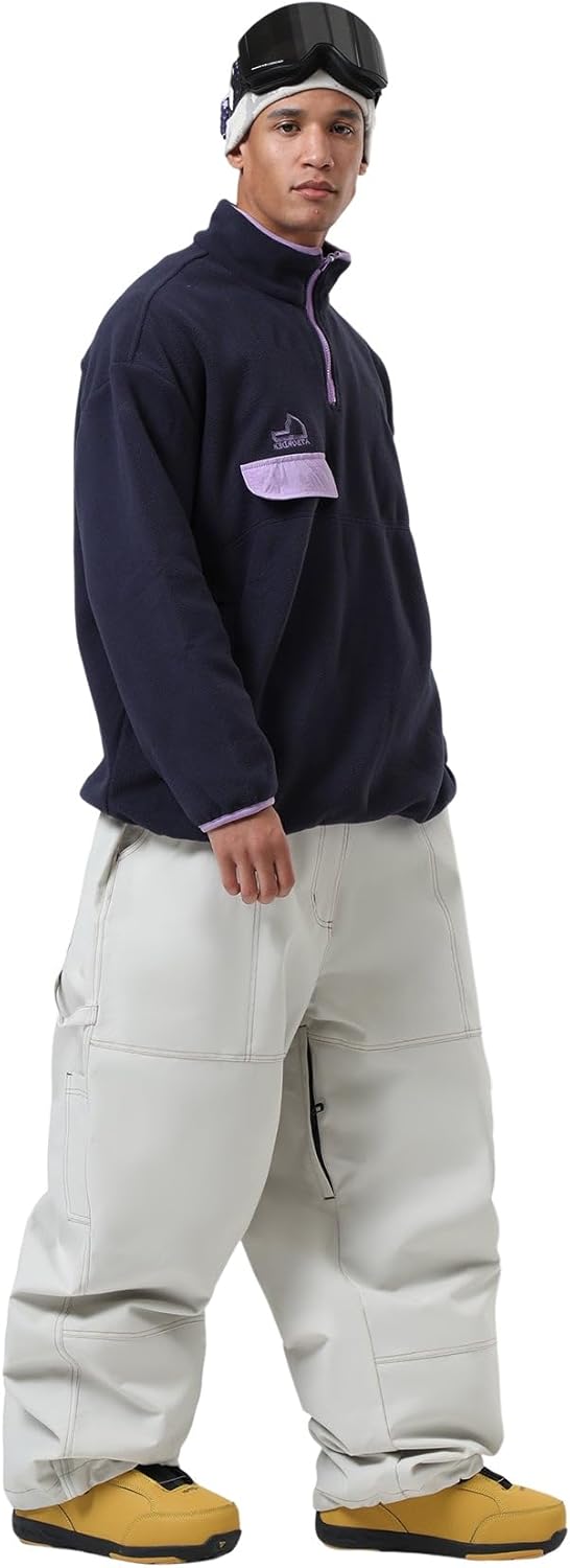 Womens Mens Snowboard Pants Super Baggy Ski Snow Pants