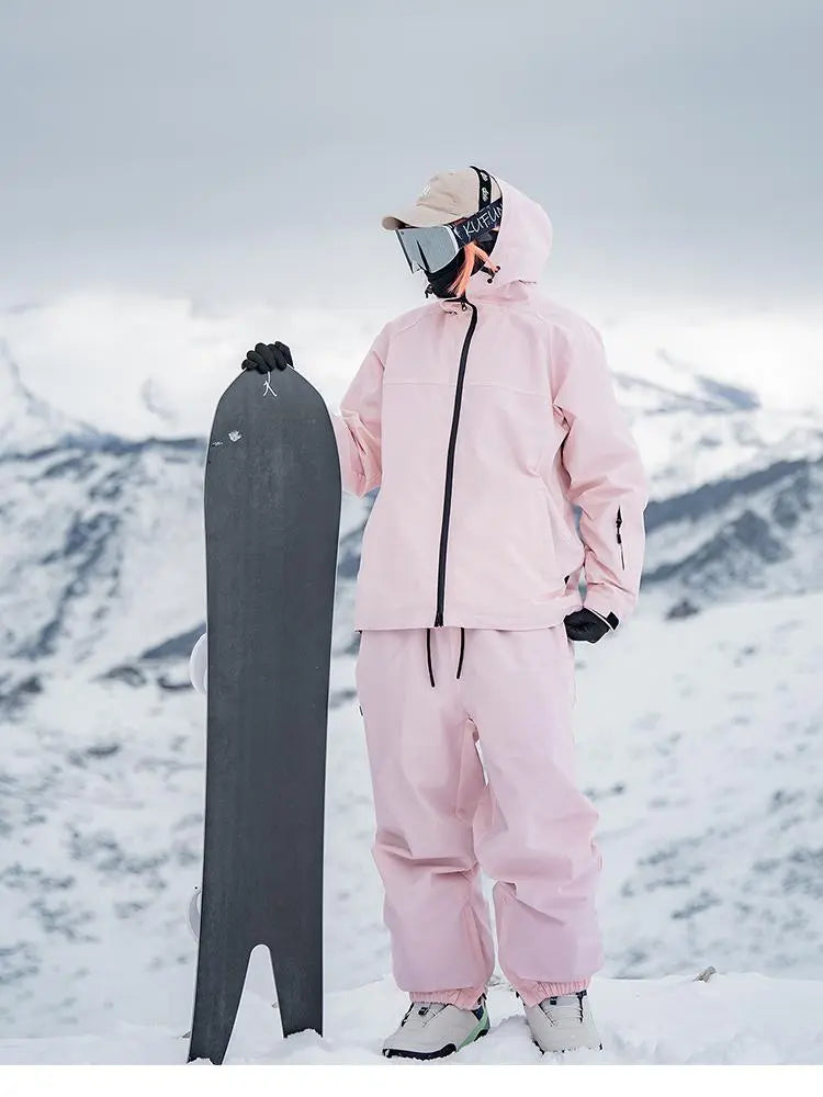 Adult Adventure Snowsuits 3L Ski Jacket Pants Set Outfits