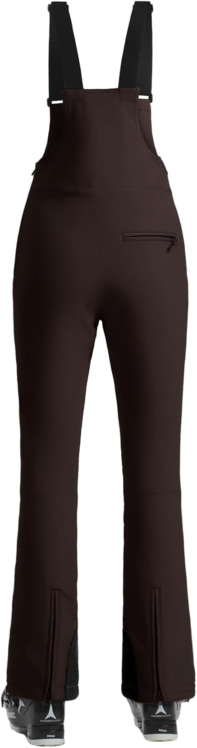 Women’s Slim Fit Insulated Ski Bib Snow Pants Waterproof Warm