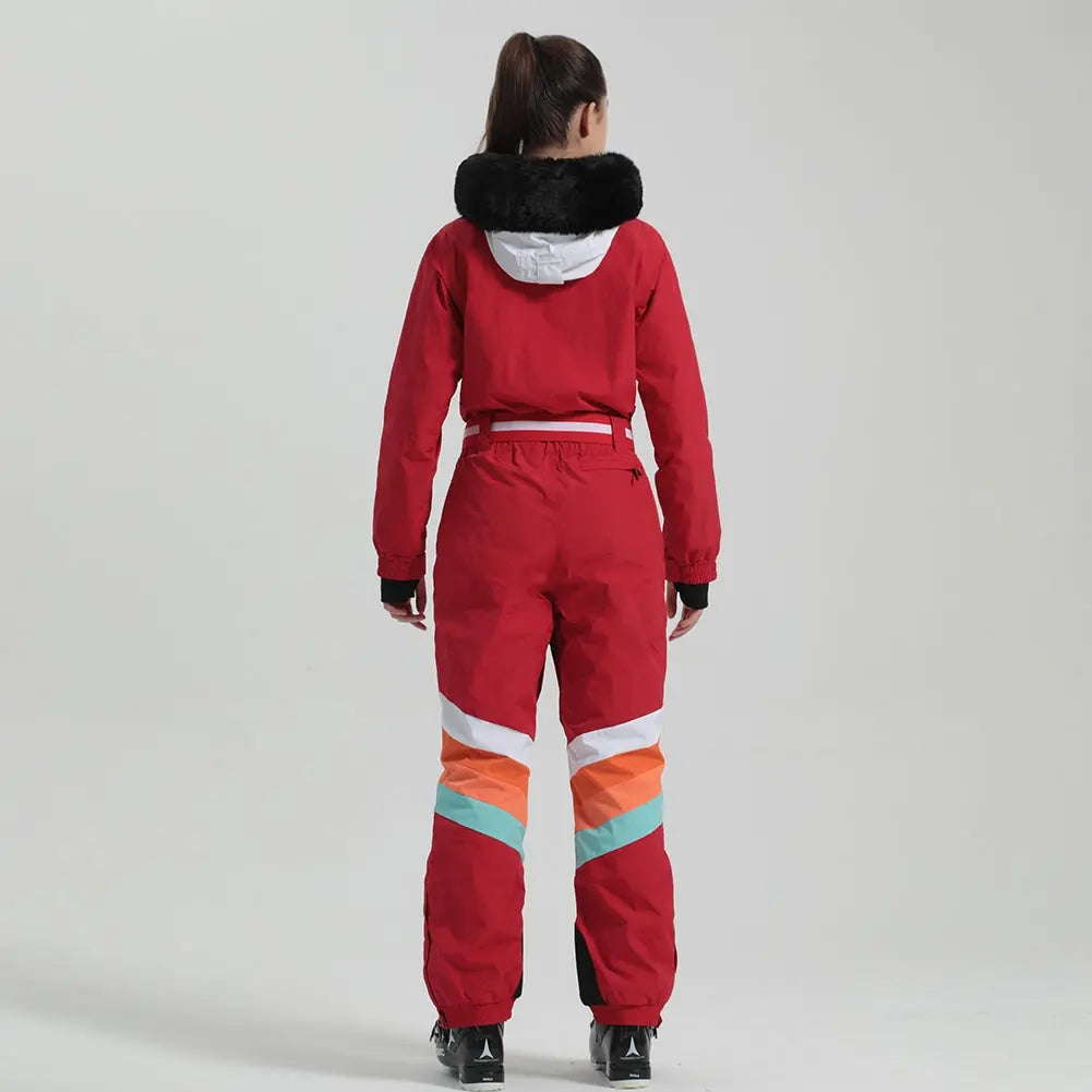 Women's Luxury One Piece Ski Suit Jumpsuits