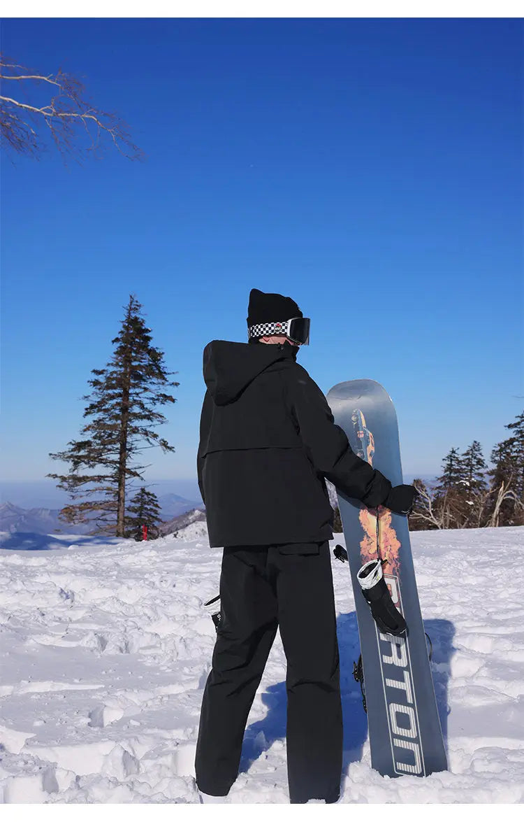 Plus Size Adult Snowboard Ski Jacket Pants Set