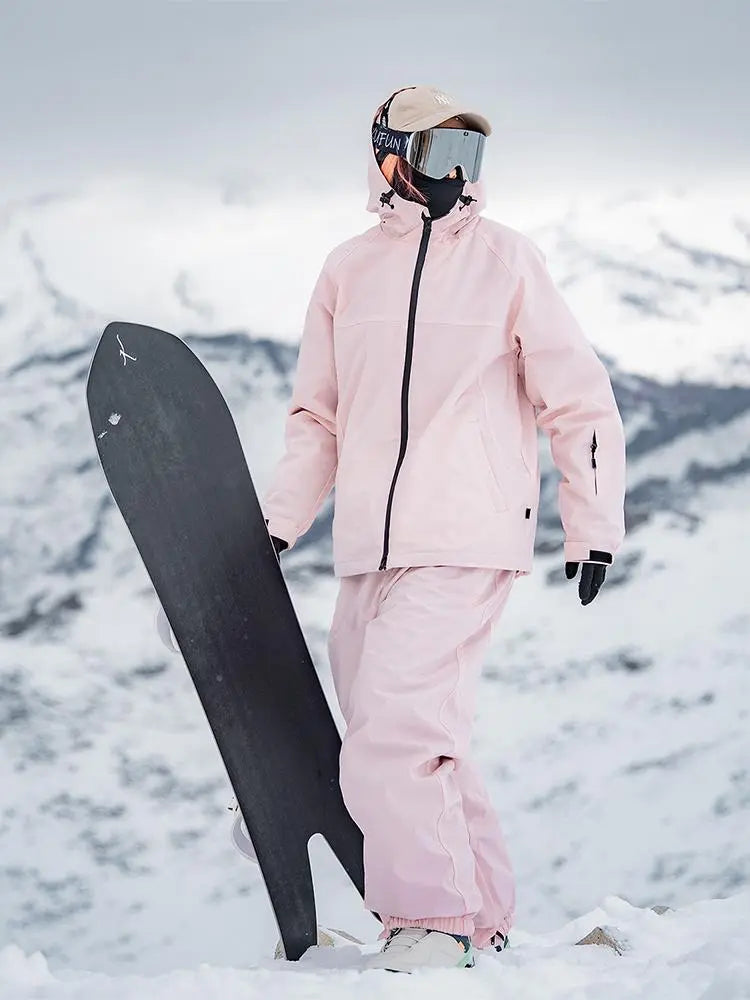 Adult Adventure Snowsuits 3L Ski Jacket Pants Set Outfits