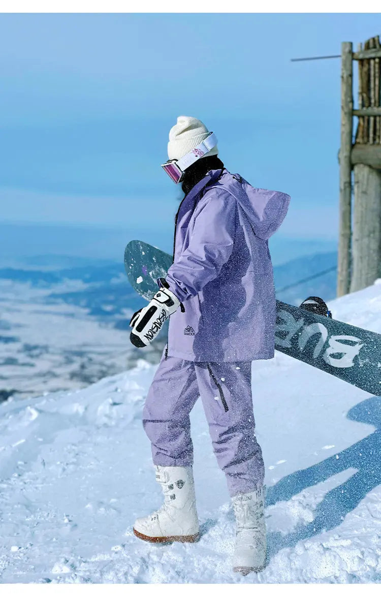 Plus Size Adult Snowboard Ski Jacket Pants Set
